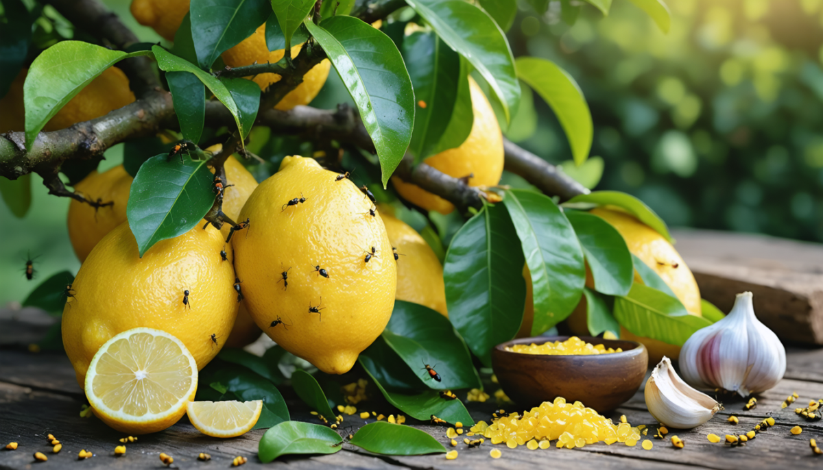 découvrez des méthodes naturelles et efficaces pour éliminer les fourmis envahissantes de votre citronnier et protéger votre arbre sans produits chimiques.
