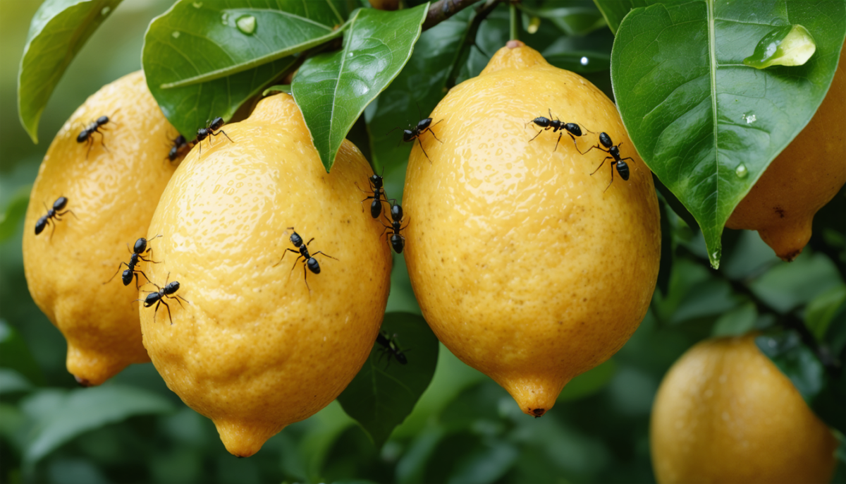 découvrez des méthodes naturelles et efficaces pour éliminer les fourmis sur votre citronnier et protéger votre arbre tout en respectant l'environnement.