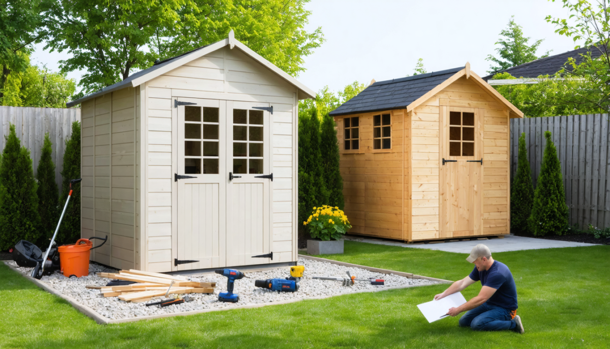 découvrez les règles à respecter et les démarches indispensables pour installer deux abris de jardin de 5 m² en toute légalité.