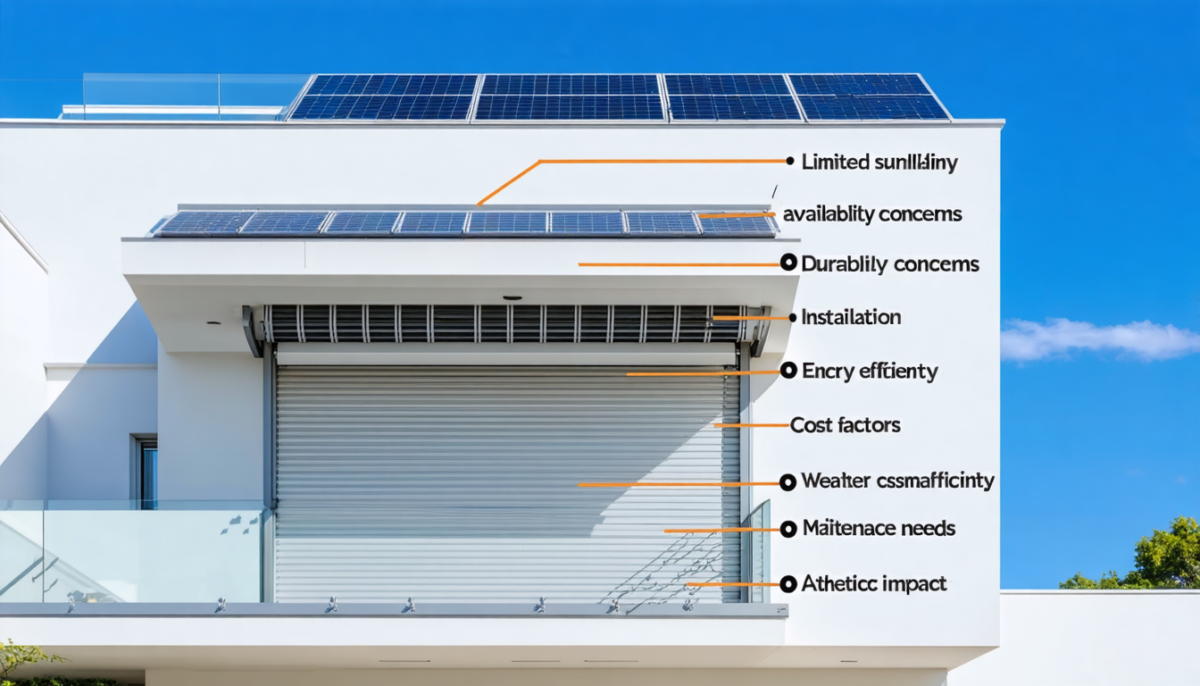 découvrez les 8 limites essentielles des volets roulants solaires à connaître avant l'achat pour faire un choix éclairé et éviter les mauvaises surprises.
