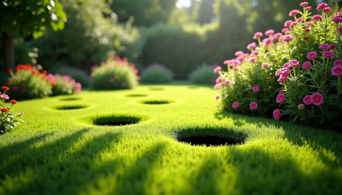 Trous mystérieux dans le jardin sans monticule : comprendre leurs origines et comment les éliminer durablement