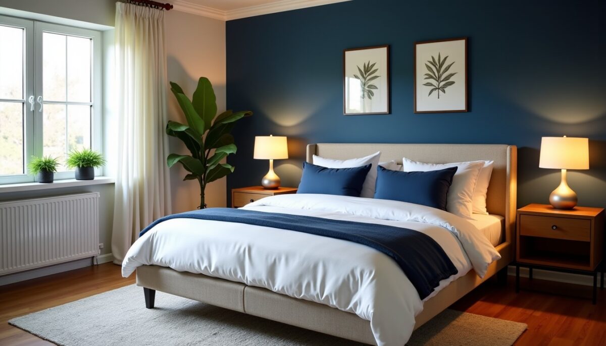Chambre adulte : astuces et inspirations pour jouer avec deux couleurs de peinture