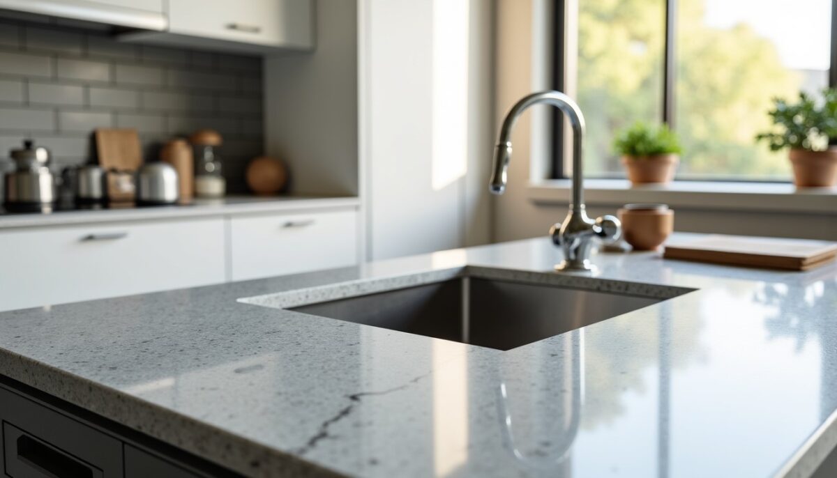 Évier de cuisine : granit ou résine, quel matériau privilégier pour allier style et résistance ?