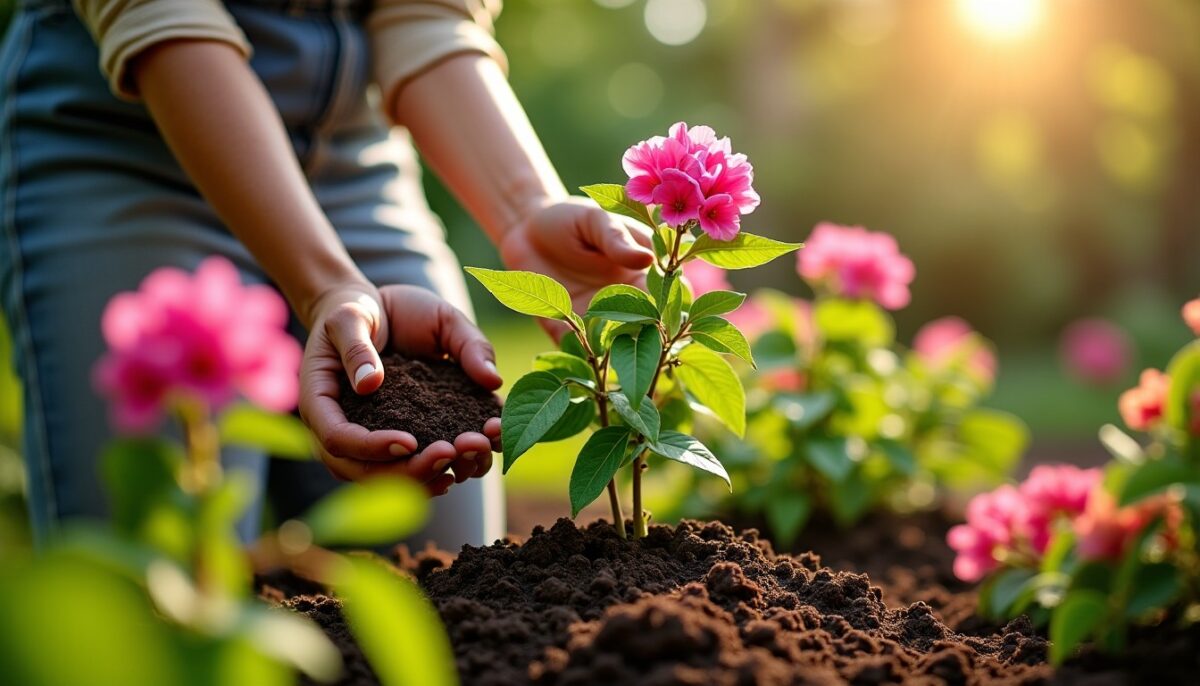 Utiliser le marc de café comme engrais naturel pour booster la croissance de votre laurier rose